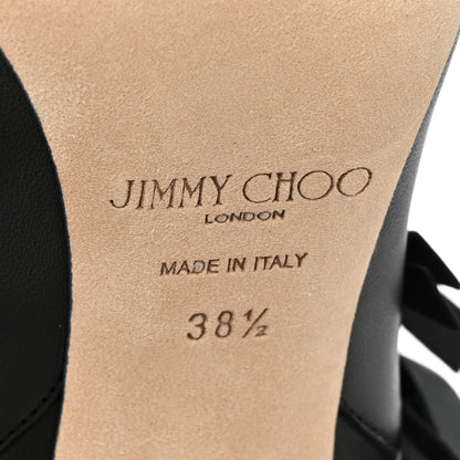 Jimmy Choo Nappa Mystery 100 Boots 38.5 Black 6 of 10