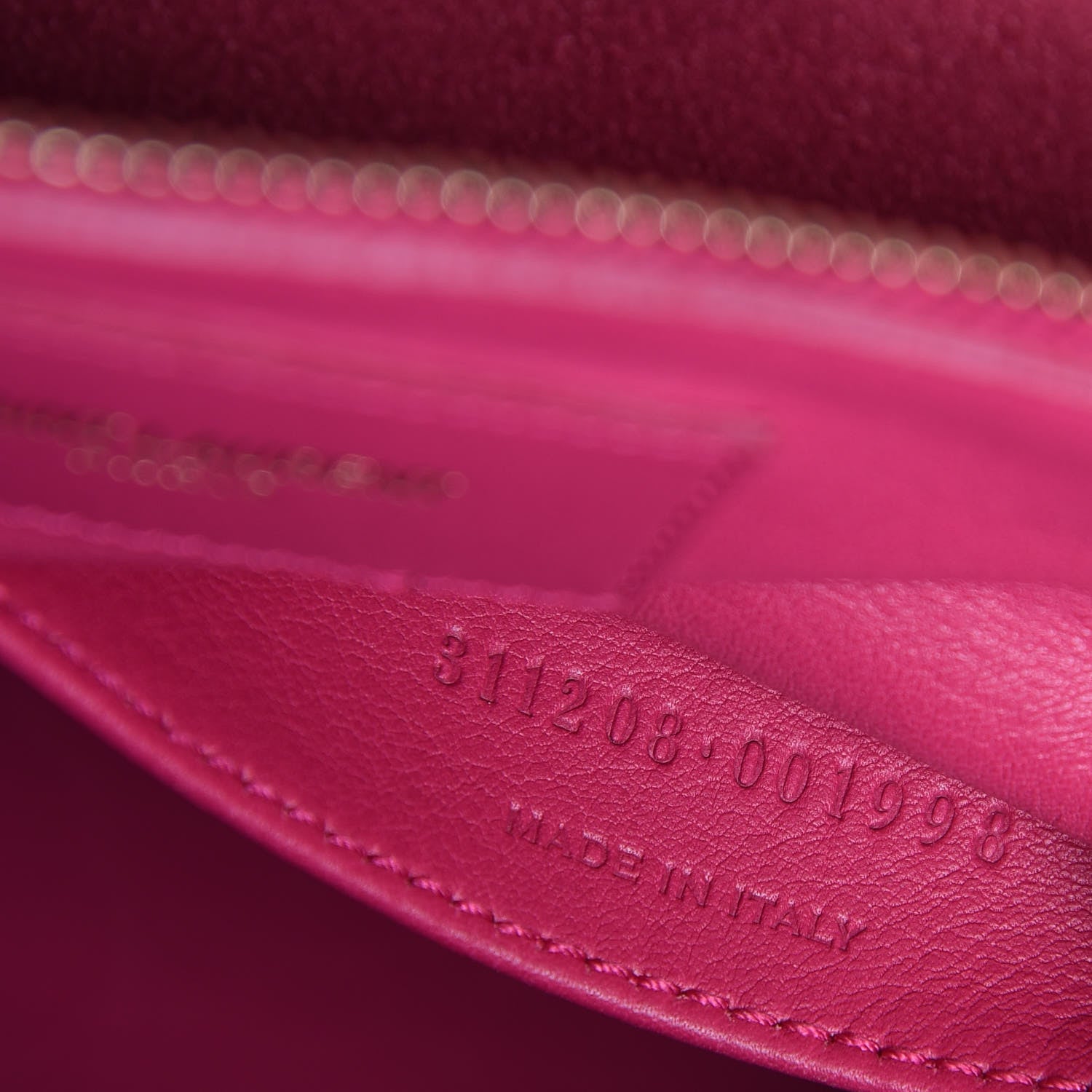 Saint Laurent Calfskin Medium Classic Y Cabas Fuchsia 7 of 19