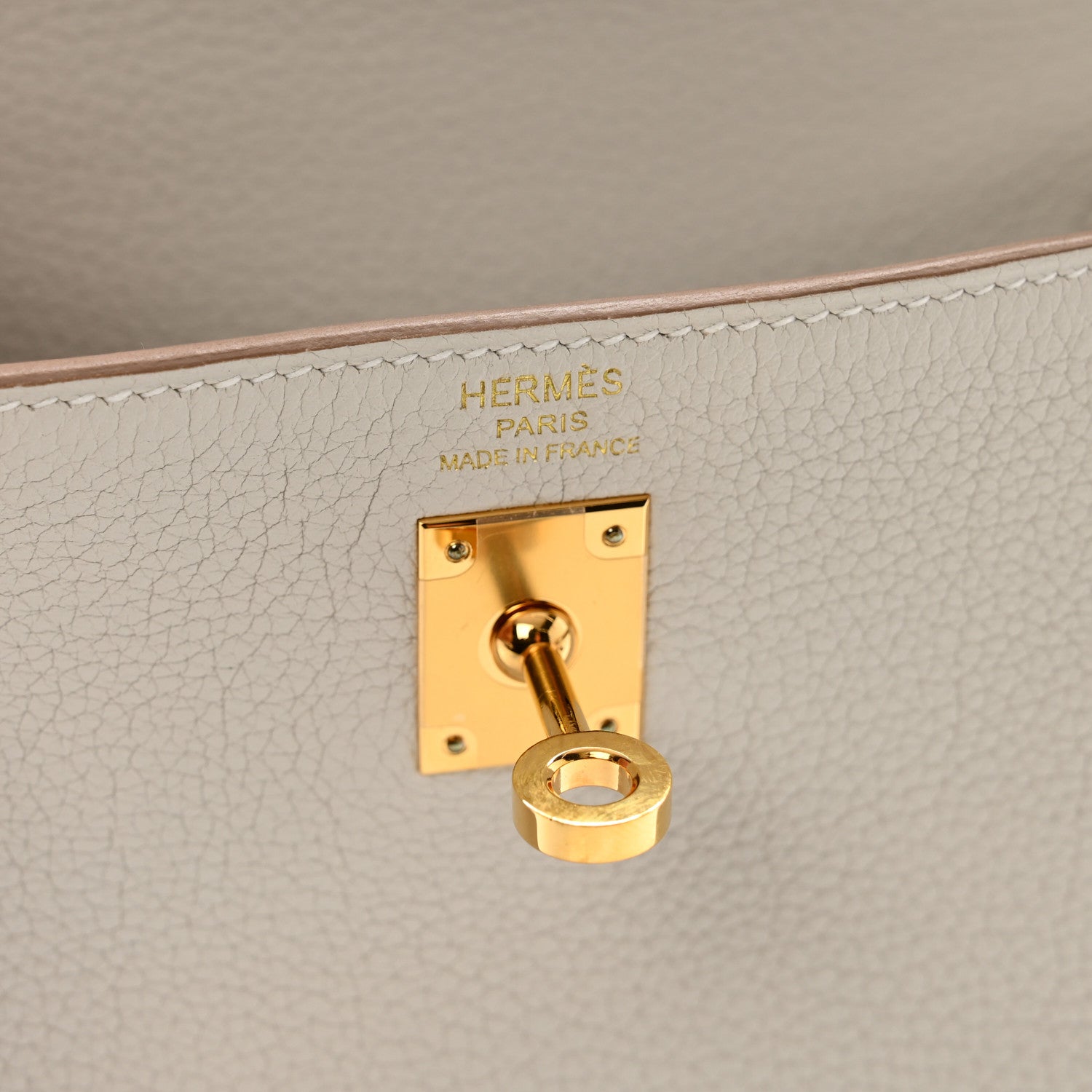 Hermes Togo Kelly Retourne 25 Gris Pale 6 of 11