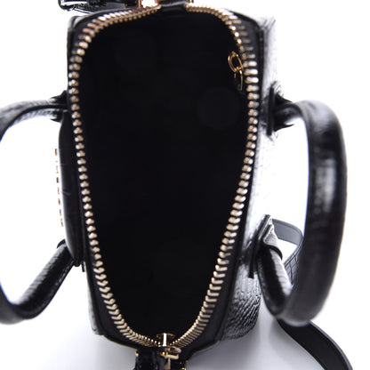 Givenchy Calfskin Crocodile Embossed Mini Antigona Black 5 of 10