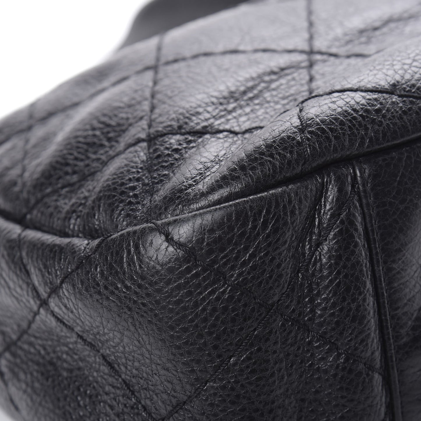 Glazed Calfskin On The Road Hobo Black