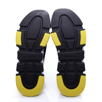 Balenciaga Neoprene Knit BB Mens Speed Sneakers 45 Black Grey Yellow 9 of 11