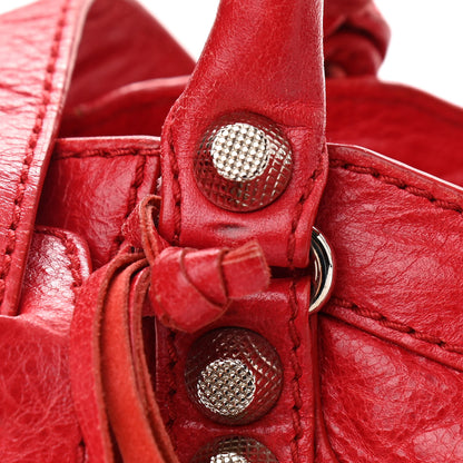 Balenciaga Agneau Giant 12 Silver Hardware Mini City Rouge Cardinal 21 of 21