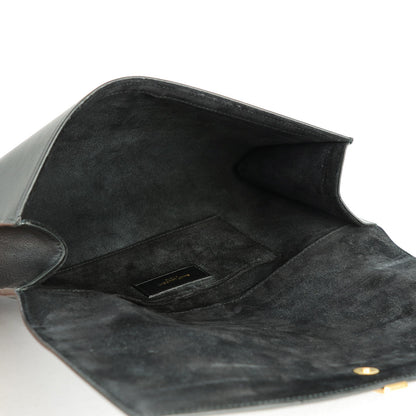 Saint Laurent Calfskin Classic Y Ligne Clutch Black 11 of 14