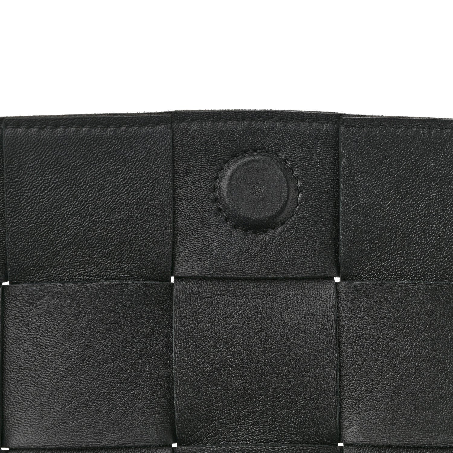 Bottega Veneta Lambskin Maxi Intrecciato Cassette Crossbody Bag Black 10 of 10