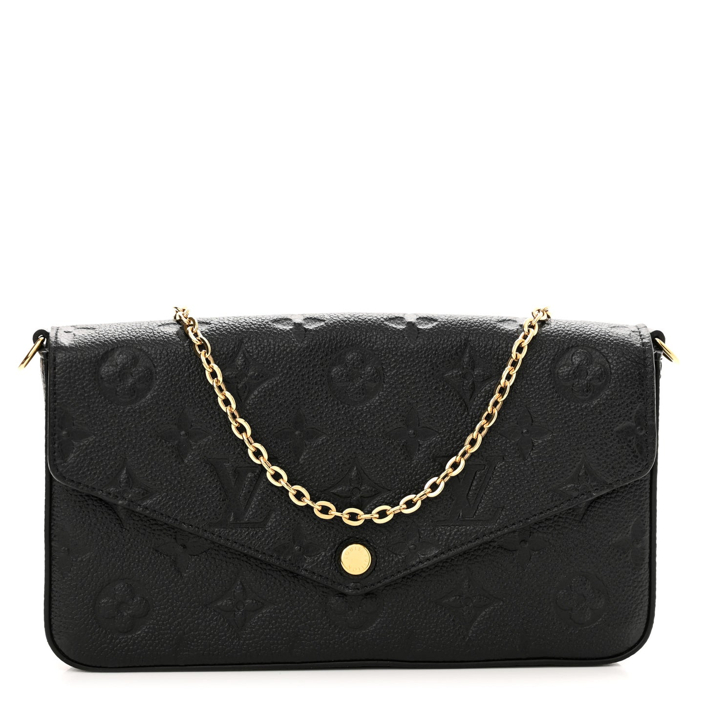 Empreinte Pochette Felicie Chain Wallet Black