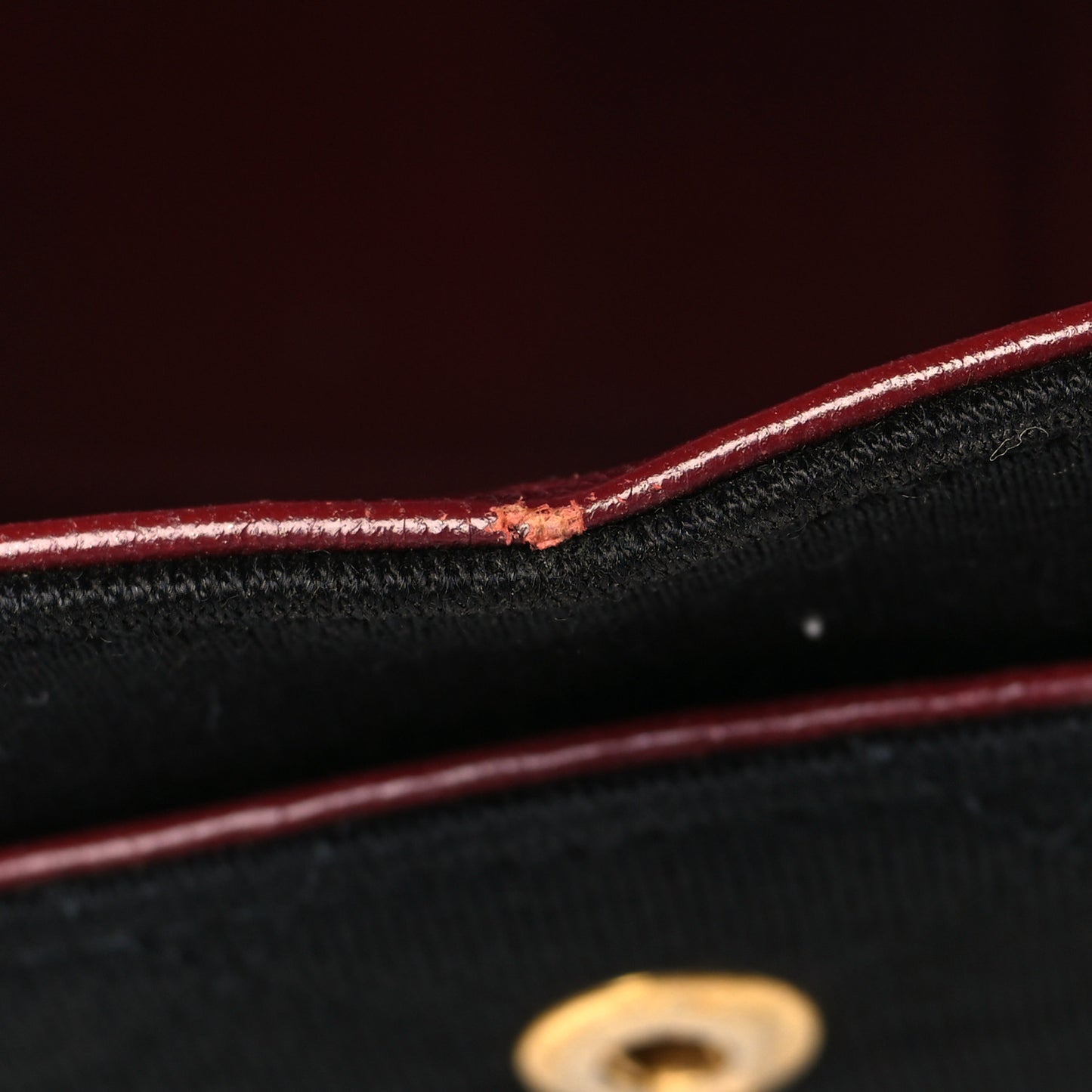 Jersey Quilted Small Double Flap Black