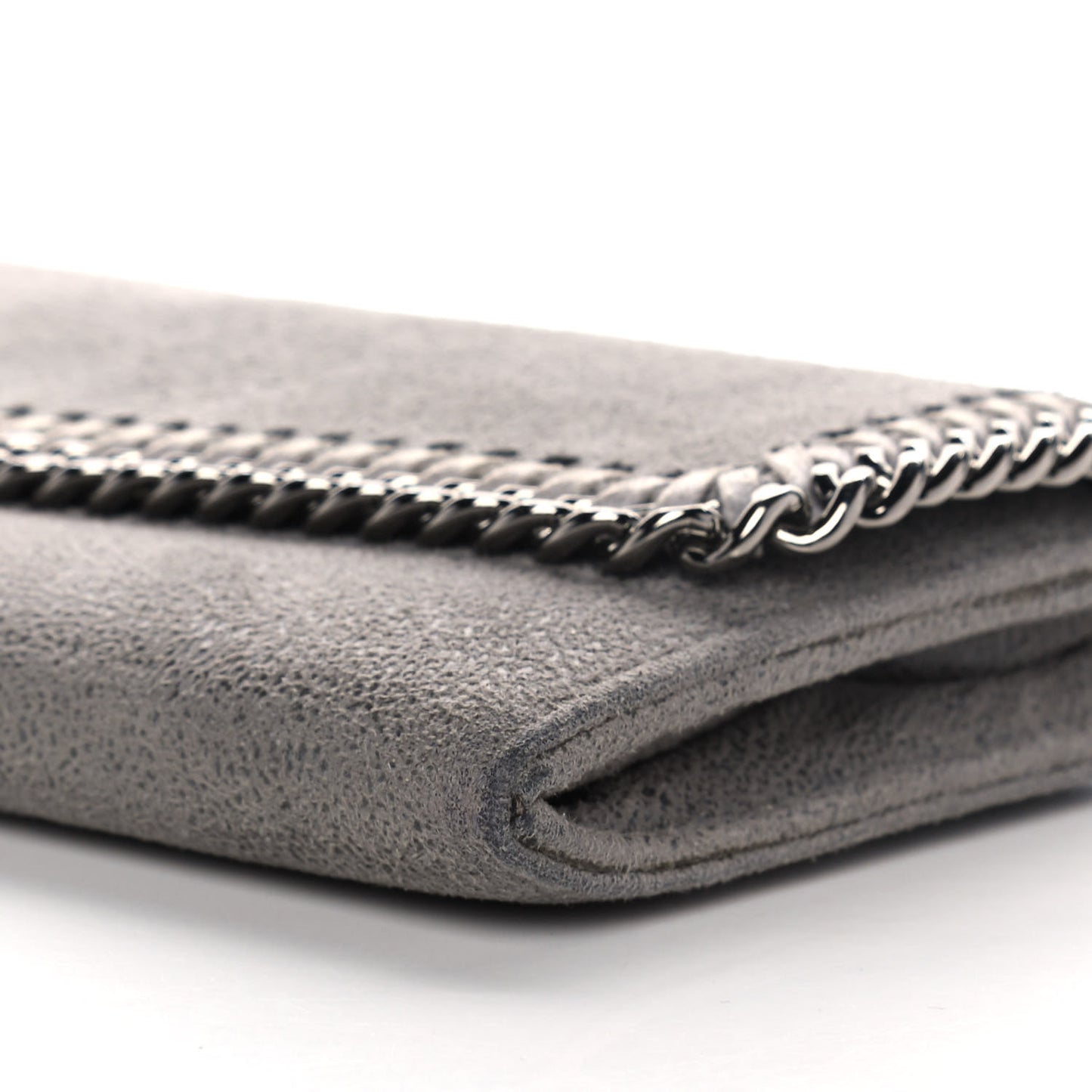 Shaggy Deer Falabella Flap Wallet Grey