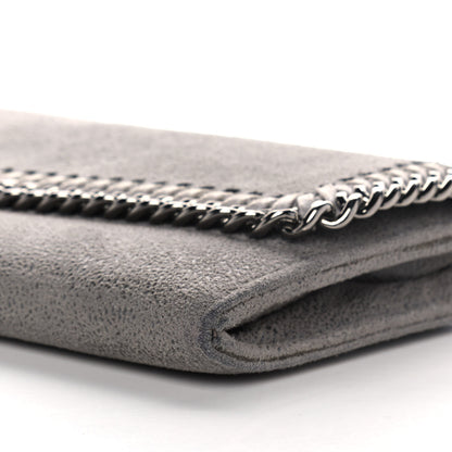 Stella McCartney Shaggy Deer Falabella Flap Wallet Grey 9 of 12