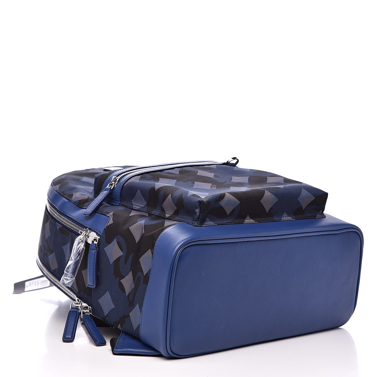 MCM Nylon Camo Dieter Medium Backpack Estate Blue 4 of 8