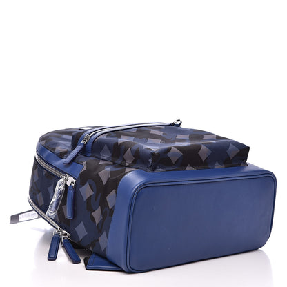 MCM Nylon Camo Dieter Medium Backpack Estate Blue 4 of 8