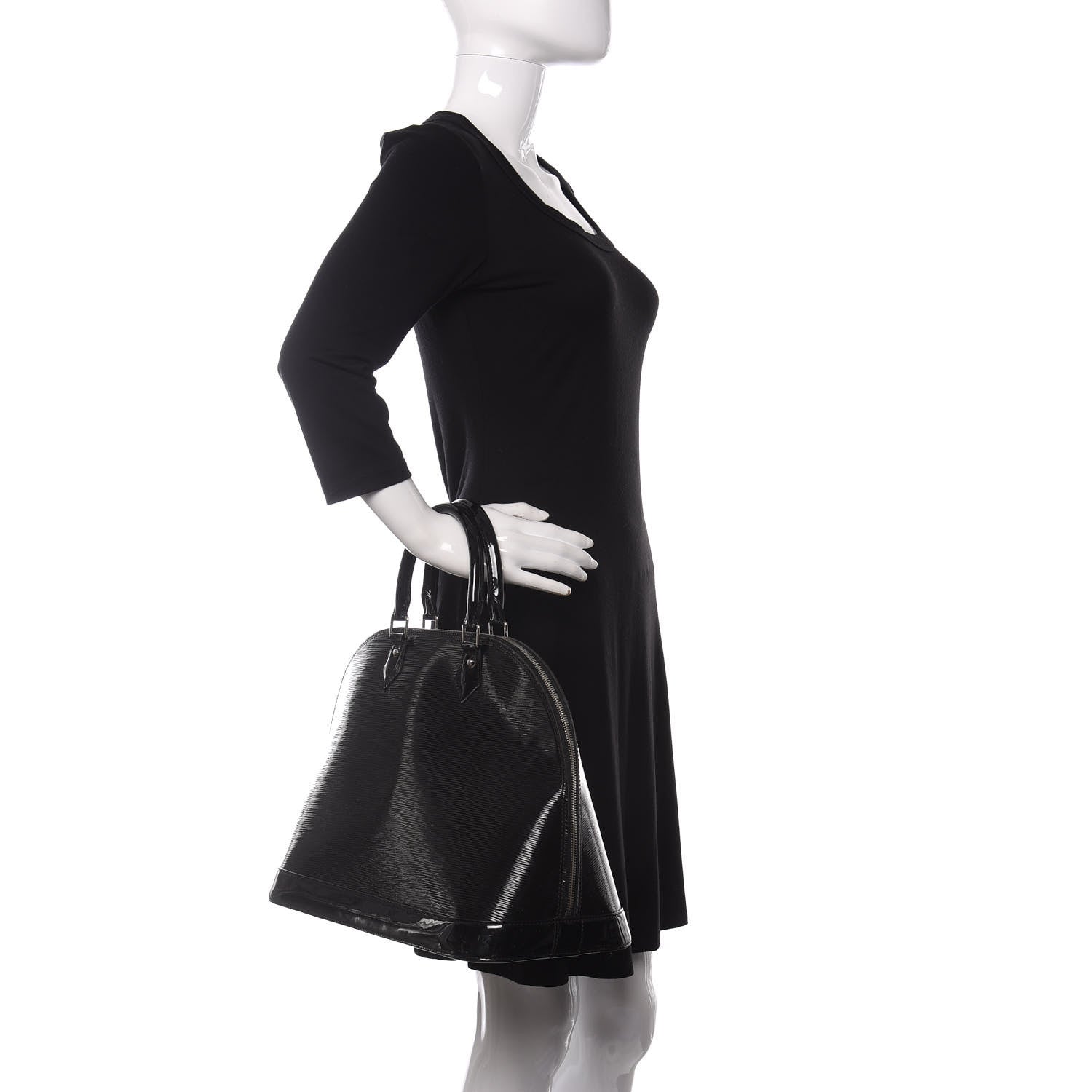 Louis Vuitton Electric Epi Alma GM Black 2 of 9