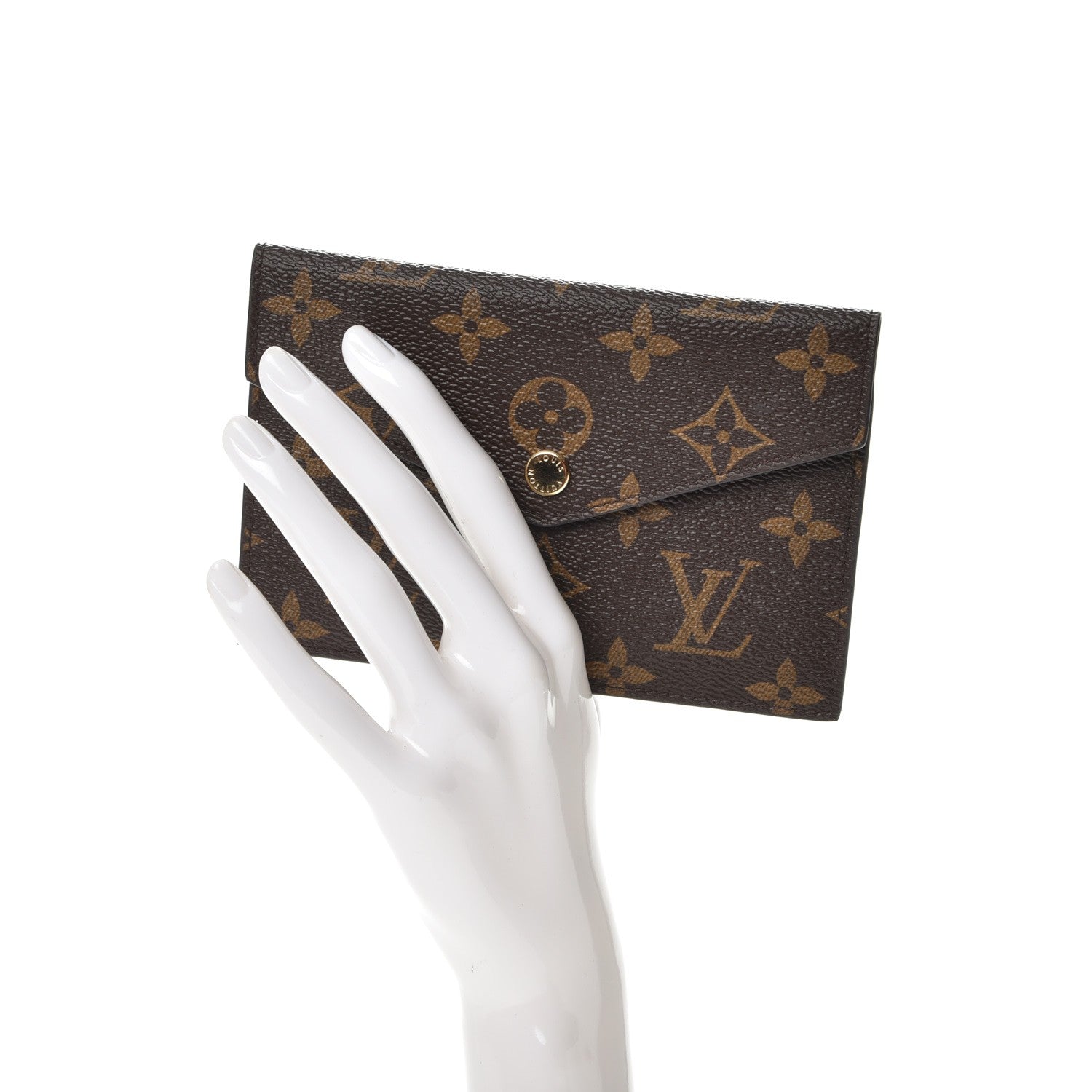 Louis Vuitton Monogram Daily Organizer Envelope Insert Black 2 of 7