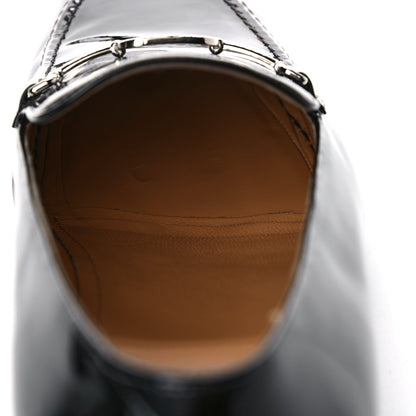 Louis Vuitton Patent Monogram Mens Club Loafers 8.5 Anthracite 14 of 16