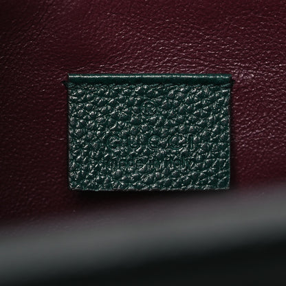 Gucci Grainy Calfskin Medium Zumi Top Handle Bag Vintage Green 7 of 16