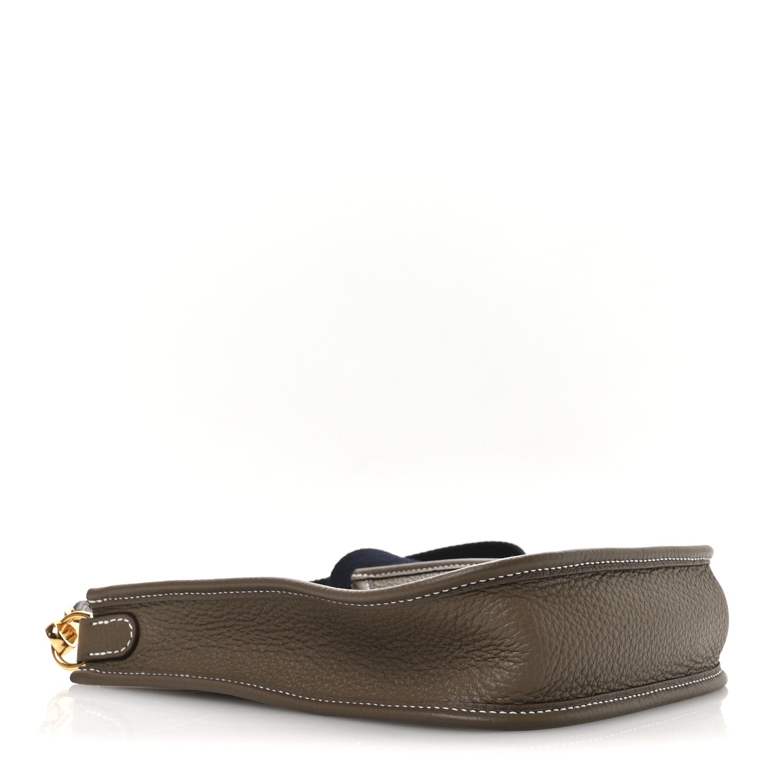 Hermes Taurillon Clemence Amazone Evelyne TPM Etoupe Bleu Indigo 4 of 10
