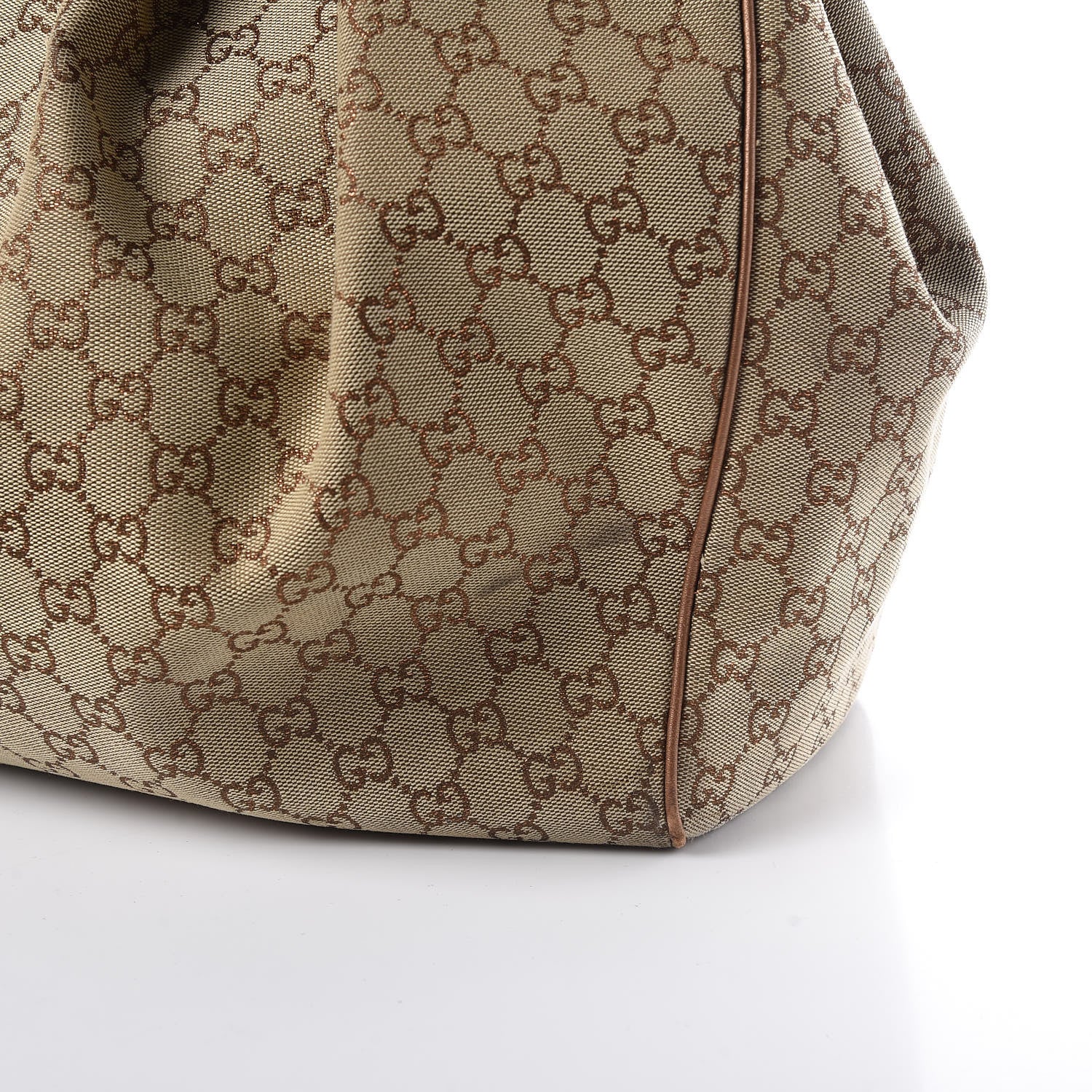 Gucci Metallic Monogram Large Sukey Tote Bronze 22 of 28