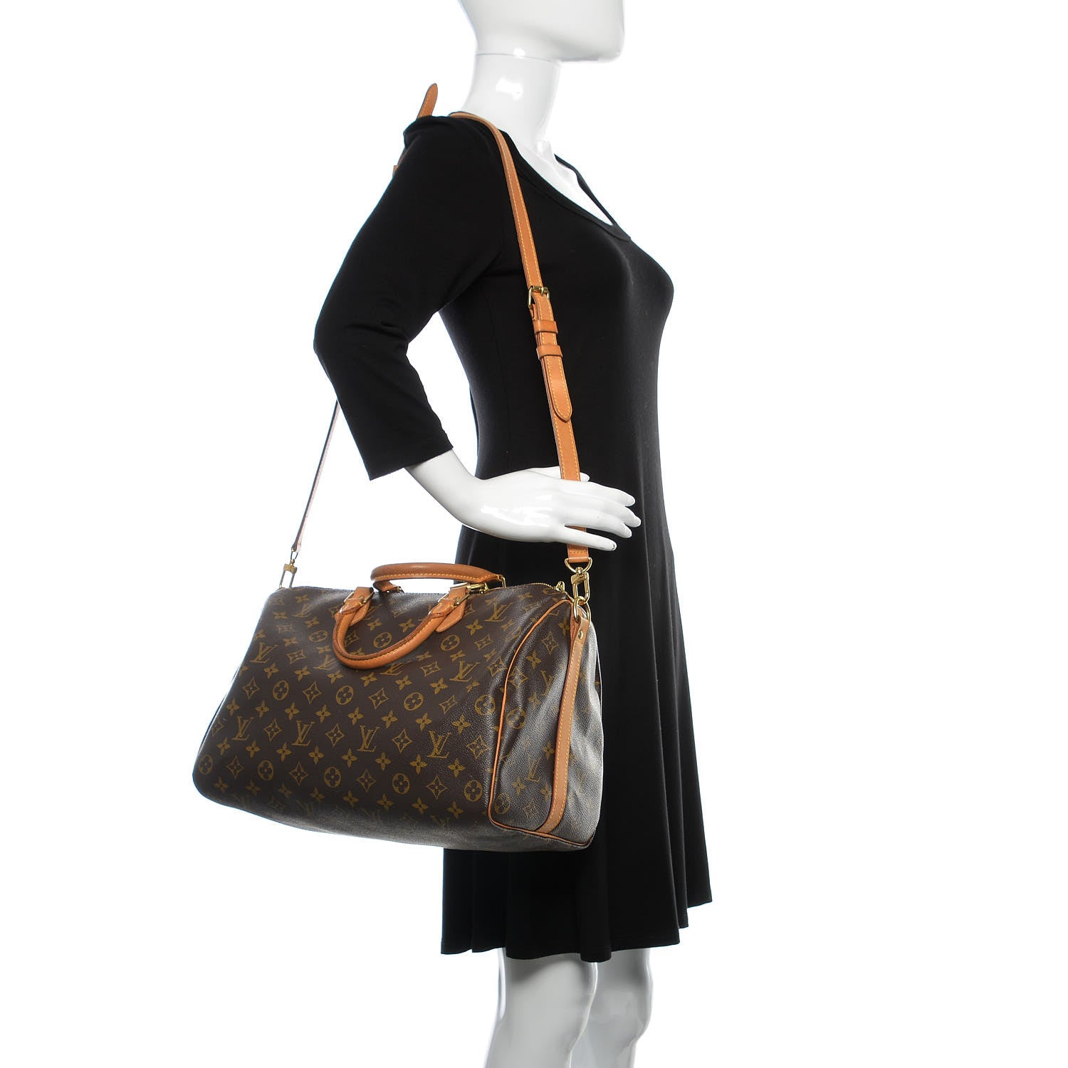 Louis Vuitton Monogram Speedy Bandouliere 35 3 of 22
