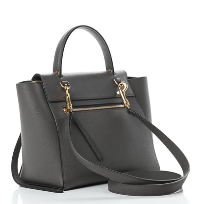 Celine Baby Grained Calfskin Micro Belt Bag Grey 3 of 12