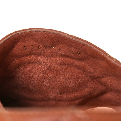 Chanel Lambskin Quilted CC Mules Sandals 39 Brown 8 of 8