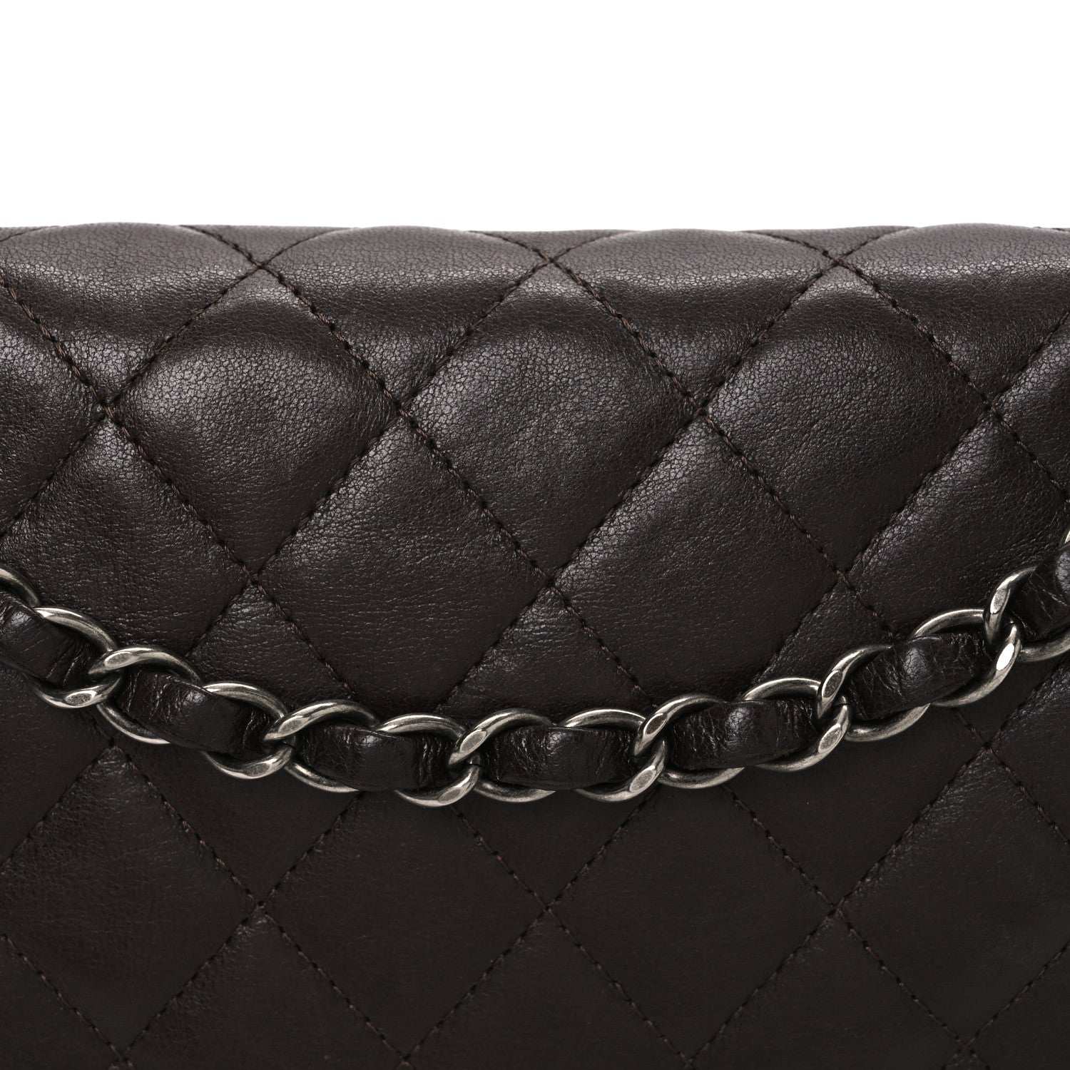 Chanel Lambskin Quilted Medium Hybrid Reissue Flap Brown 9 of 13