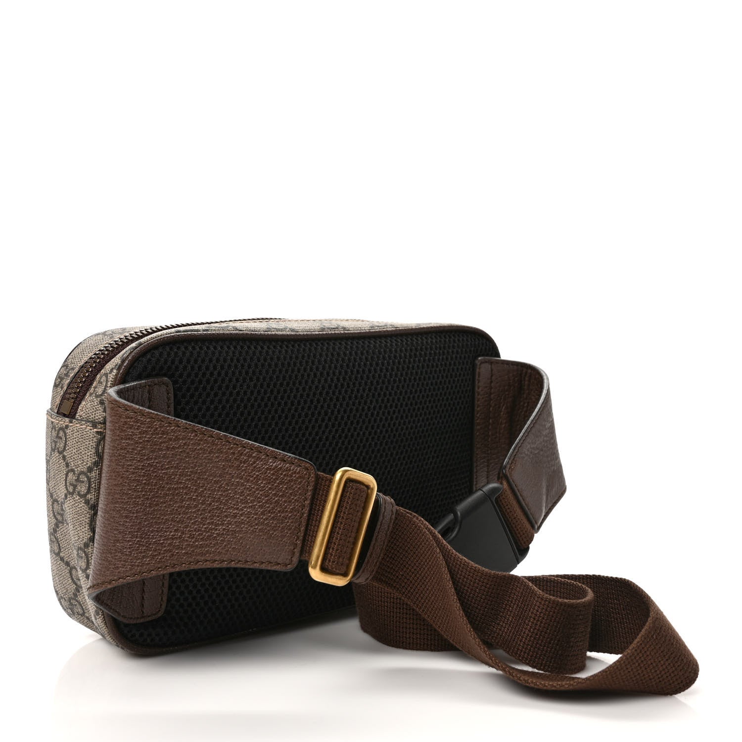 Gucci Soft GG Supreme Monogram Medium Ophidia Belt Bag Dark Brown 2 of 9