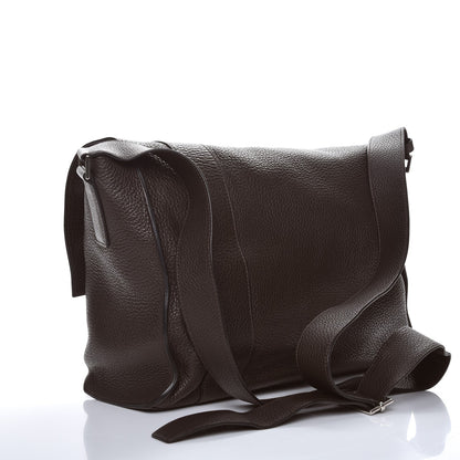 Hermes Taurillon Clemence Alfred 35 Chocolate 3 of 8