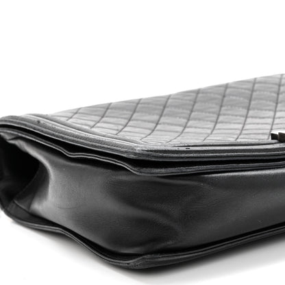 Chanel Lambskin Quilted Large Boy Flap Black 8 of 10
