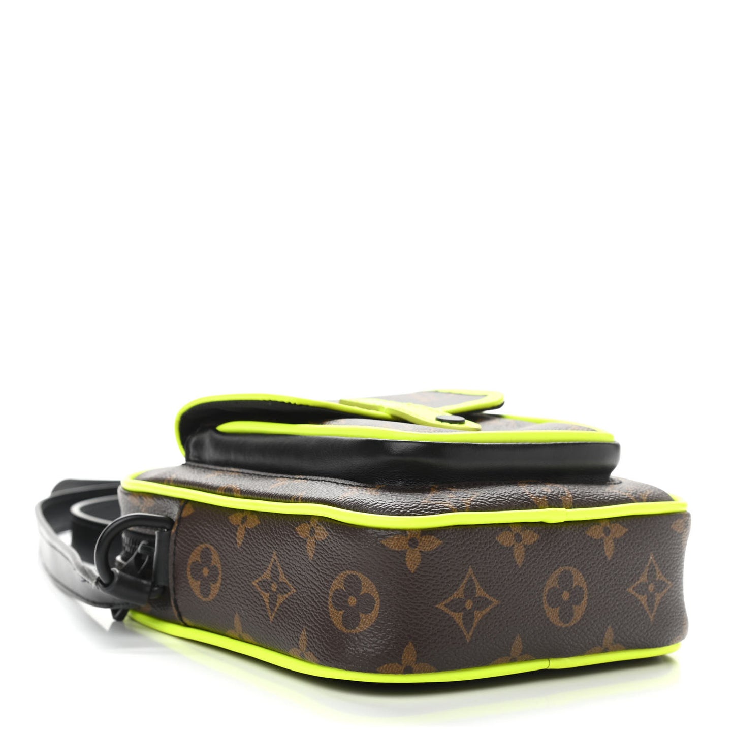 Monogram Macassar Christopher Wearable Wallet Fluorescent Yellow