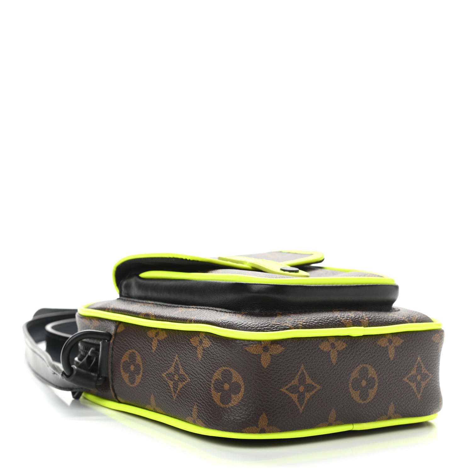 Louis Vuitton Monogram Macassar Christopher Wearable Wallet Fluorescent Yellow 5 of 16