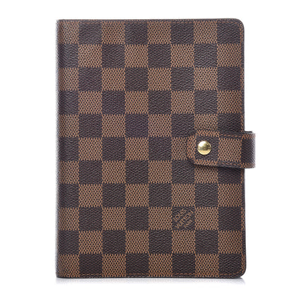 Louis Vuitton Damier Ebene Medium Ring Agenda Cover 1 of 12