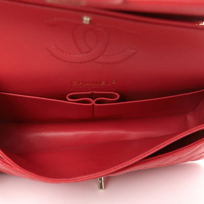 Chanel Caviar Quilted Medium Double Flap Red 4 of 10