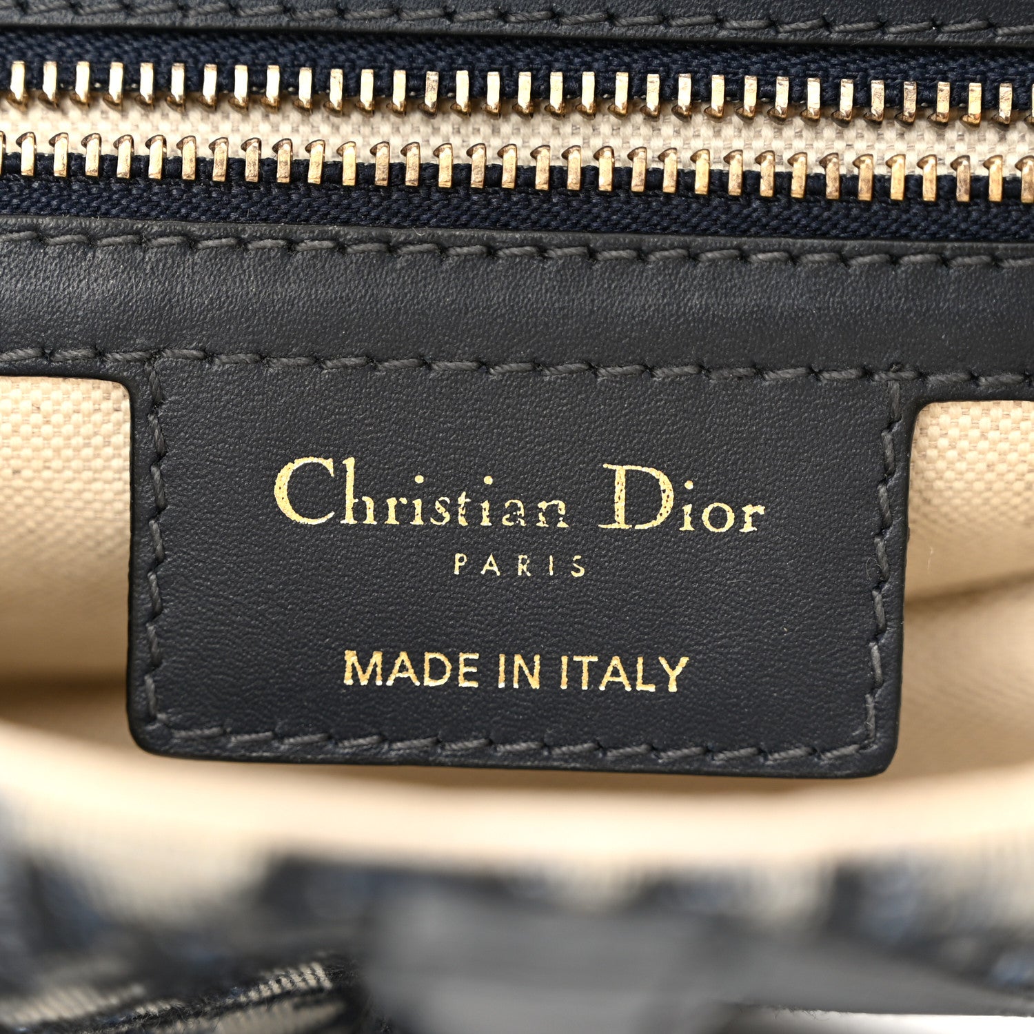 Christian Dior Oblique Saddle Bag Blue 6 of 10