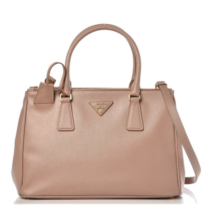 Prada Saffiano Small Galleria Double Zip Tote Cammeo 1 of 15