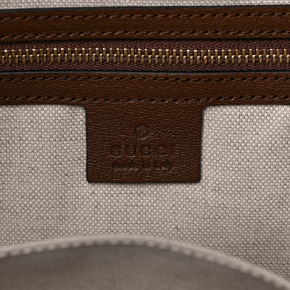 Gucci Monogram Calfskin Large Horsebit 1955 Tote Bag Beige Brown Sugar 6 of 10