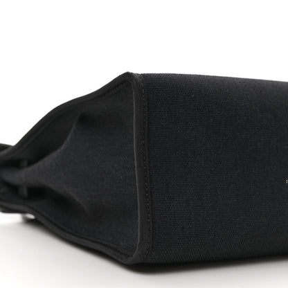 Hermes Military Toile Vache Hunter Herbag Zip PM 31 Black 8 of 11