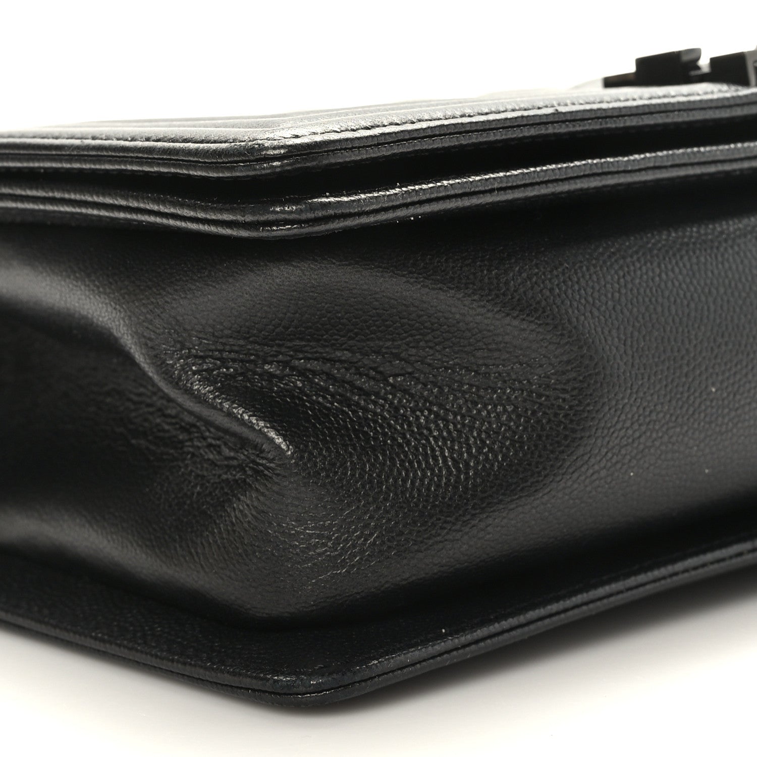 Chanel Caviar Quilted Medium Boy Flap So Black 8 of 9
