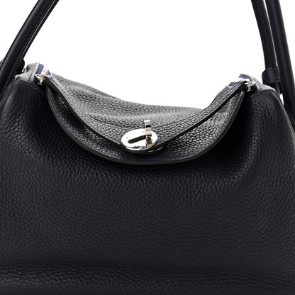 Hermes Taurillon Clemence Lindy 26 Bleu Nuit 7 of 9