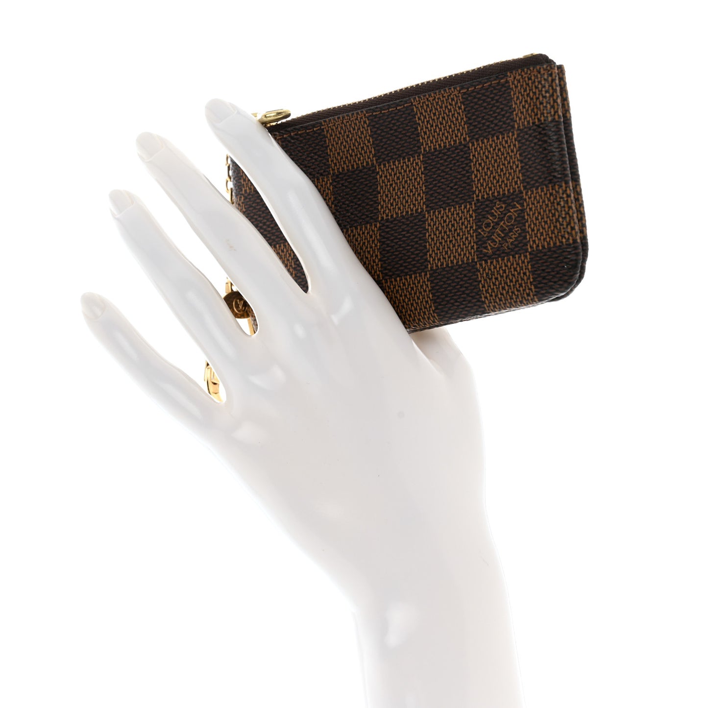 LOUIS VUITTON Damier Ebene Key Pouch