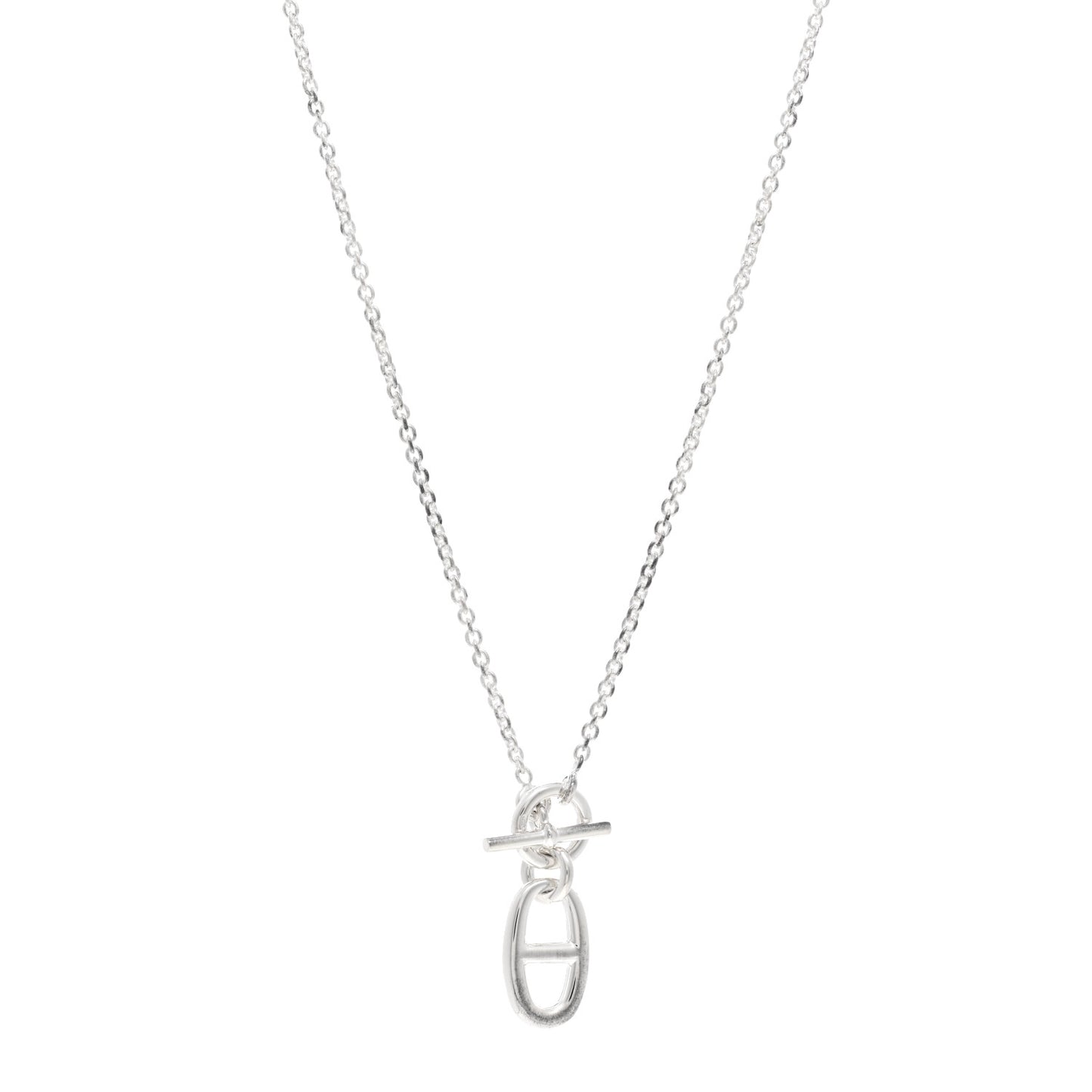 Sterling Silver Amulette Chaine d'Ancre Necklace