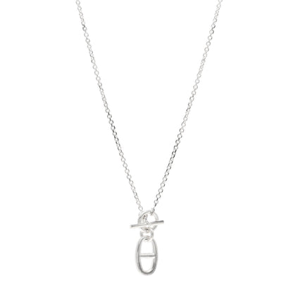 Hermes Sterling Silver Amulette Chaine d'Ancre Necklace 1 of 5