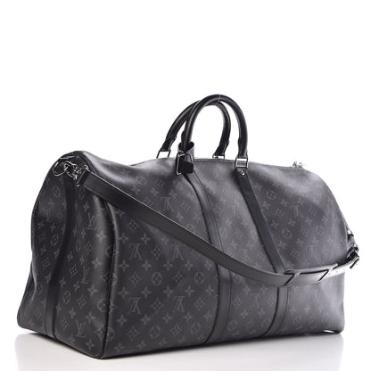 Louis Vuitton Monogram Eclipse Keepall Bandouliere 55 3 of 14