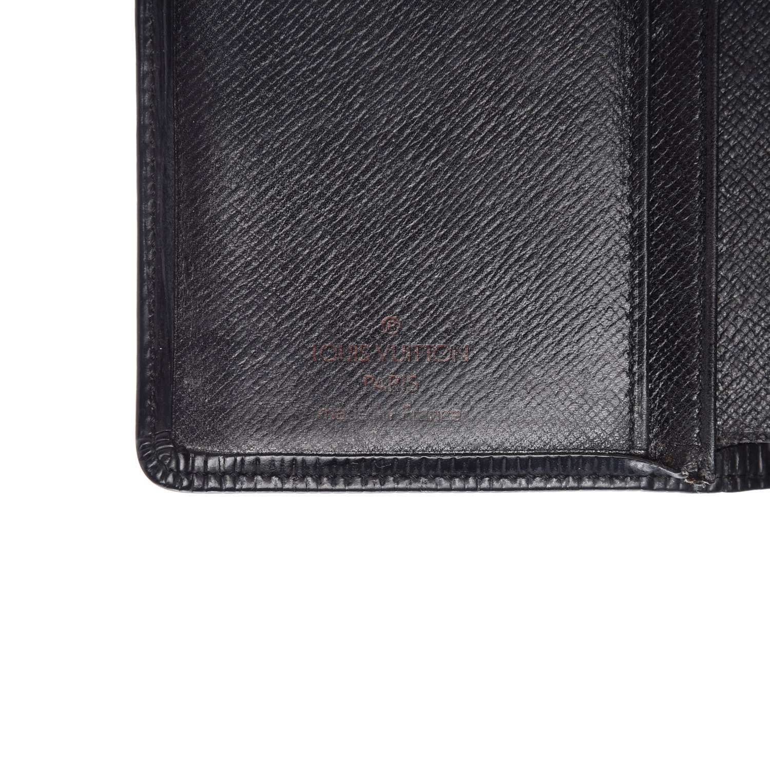 Louis Vuitton Epi French Purse Wallet Black 9 of 11