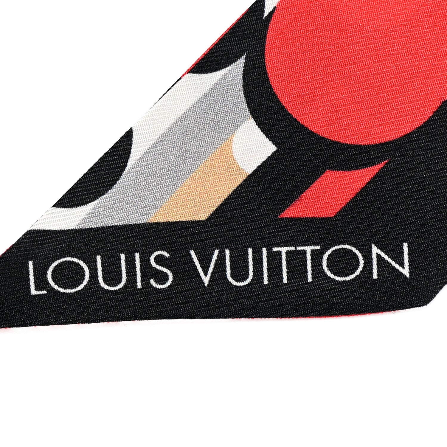 Louis Vuitton Silk Pop Monogram BB Bandeau Red 2 of 8