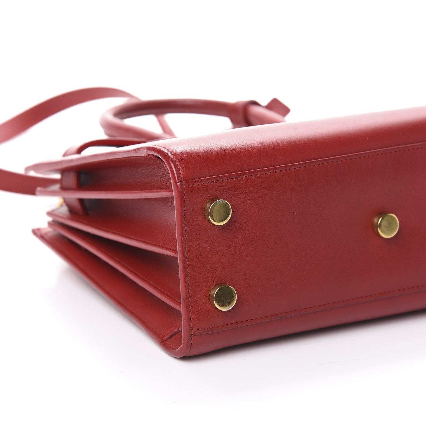 Calfskin Nano Sac De Jour Lipstick Red