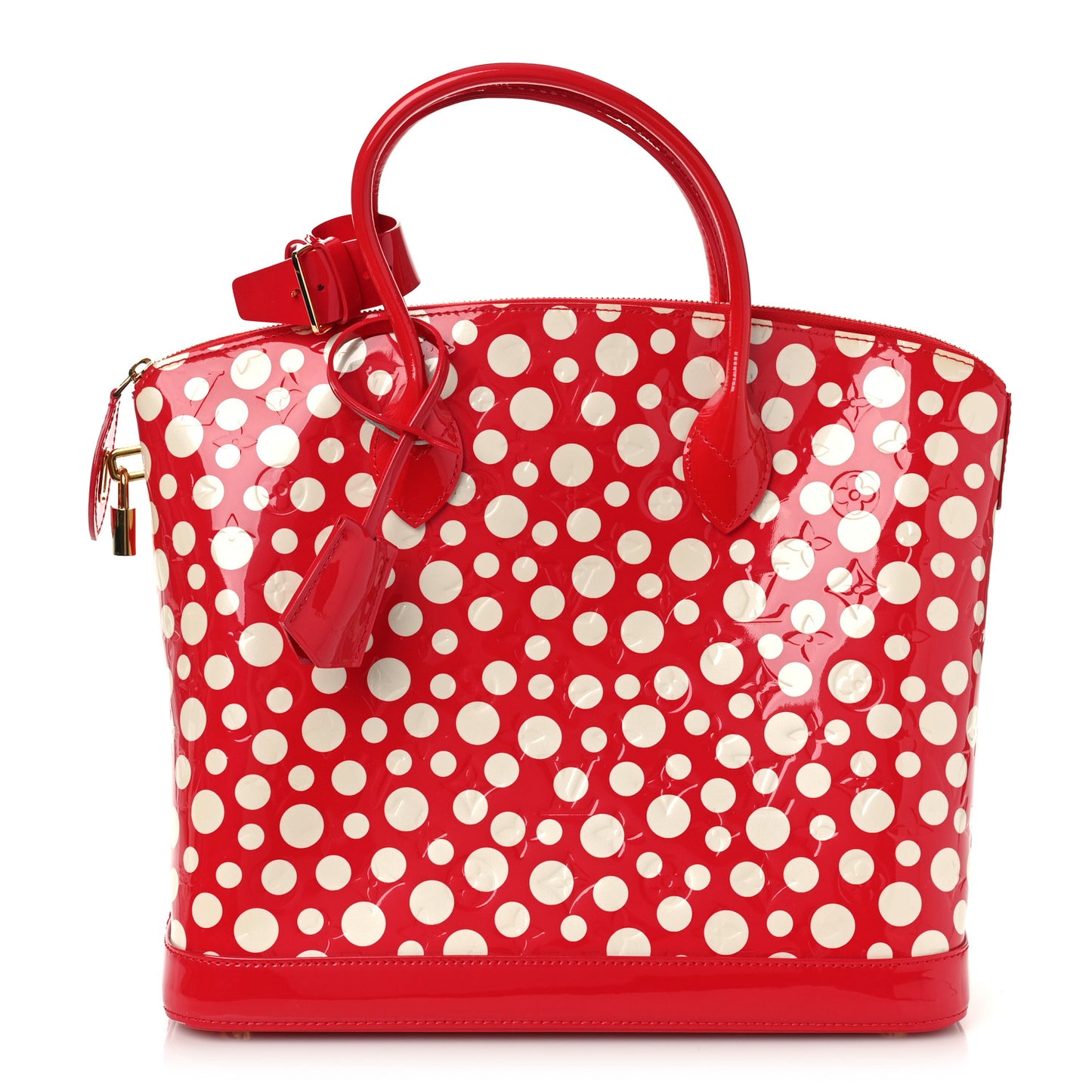 Vernis Kusama Infinity Dots Lockit MM Red