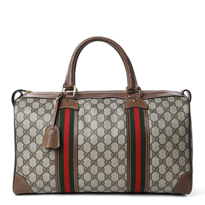 Gucci GG Plus Monogram Web Boston Brown 1 of 22