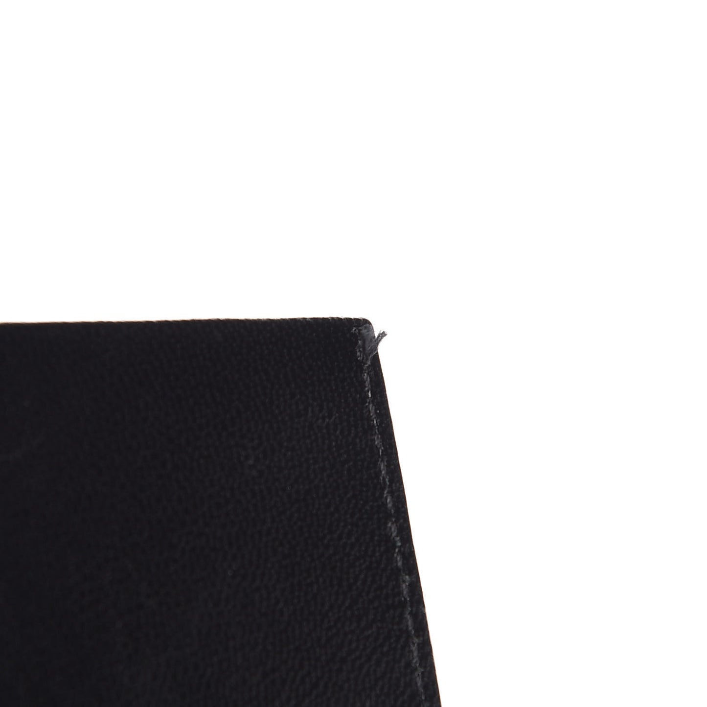 Calfskin Crocodile Embossed Kate Monogram Tassel Chain Wallet Black