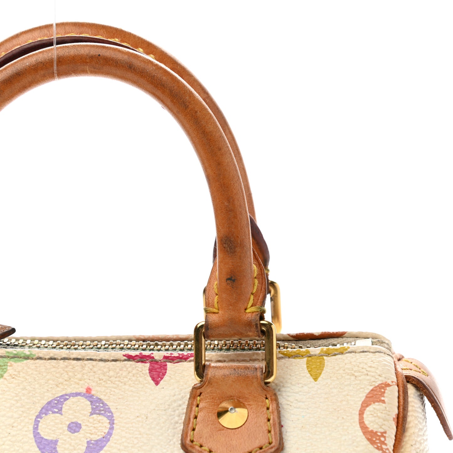 Monogram Multicolor Mini Sac HL Speedy White