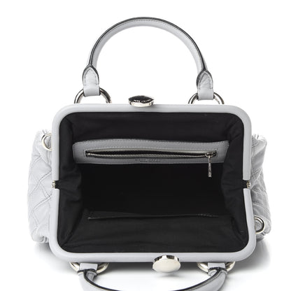 Marc Jacobs Calfskin Quilted Stam Light Gray 8 of 9